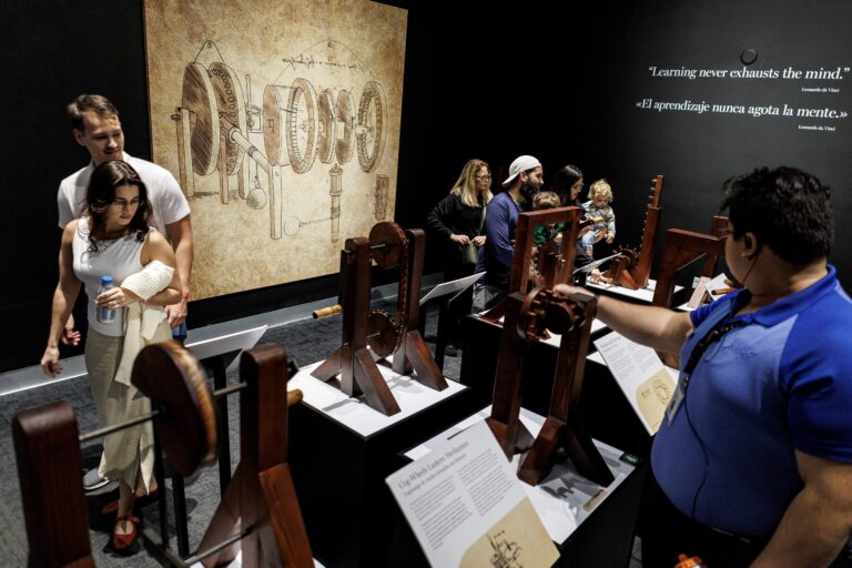 La ciencia detrás del arte: la exhibición ‘Leonardo da Vinci – 500 años de genio’ llega a Miami