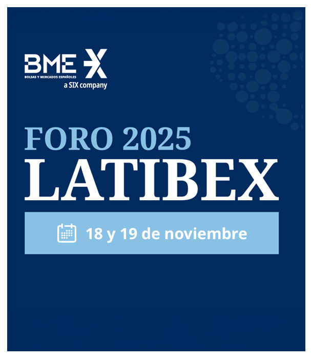 El 27º Foro Latibex concluye con un 50% más de inversores y un 25% más de empresas participantes El 27º Foro Latibex concluye con un 50% más de inversores y un 25% más de empresas participantes