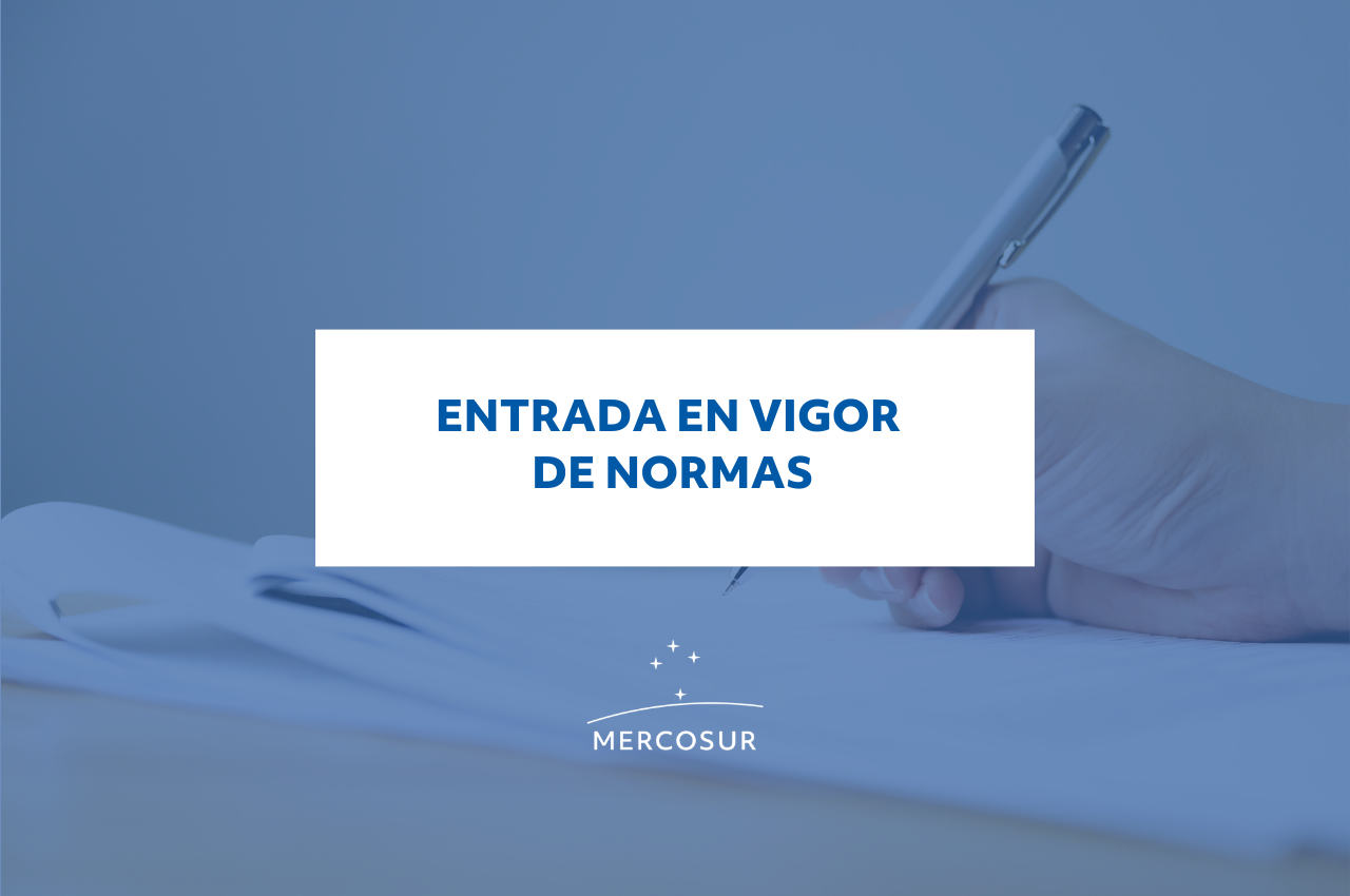 Entrada en vigor de normas – meses de noviembre y diciembre Entrada en vigor de normas – meses de noviembre y diciembre