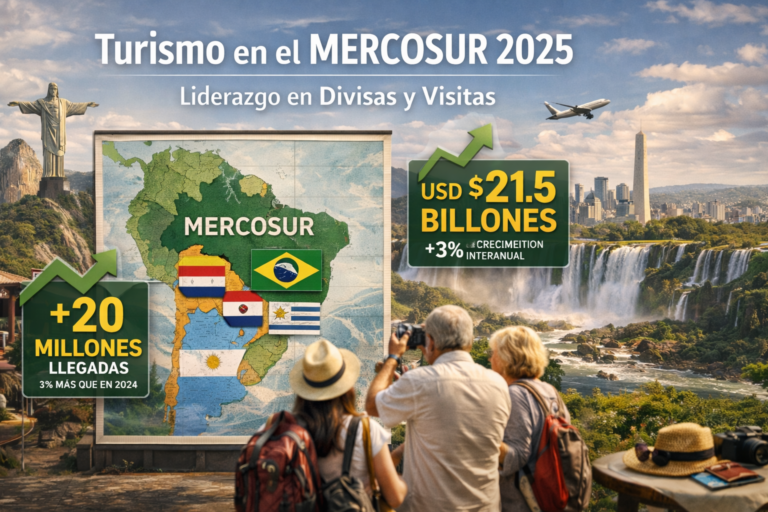Turismo en expansión: el Mercosur apuesta por crecimiento interno
