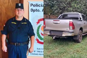 Tras persecución detienen a subcomisario que estaba al mando de una lujosa camioneta robada en Brasil