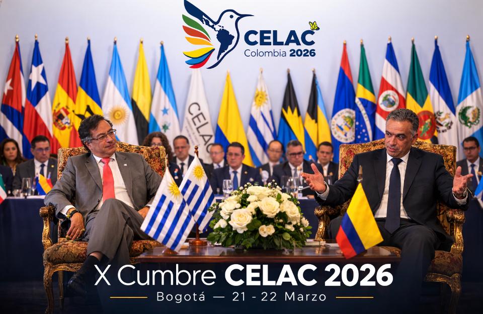Colombia | Yamandú Orsi asumirá la presidencia de la CELAC en la X Cumbre de Bogotá el 21 y 22 de marzo, en un momento clave para la integración regional Colombia | Yamandú Orsi asumirá la presidencia de la CELAC en la X Cumbre de Bogotá el 21 y 22 de marzo, en un momento clave para la integración regional