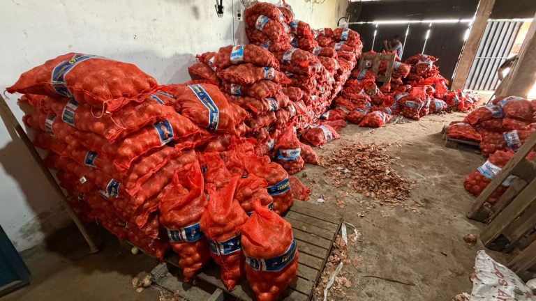 Paraguay: DNIT incauta más de 12.700 kilos de cebolla y papa en depósito de Capiatá