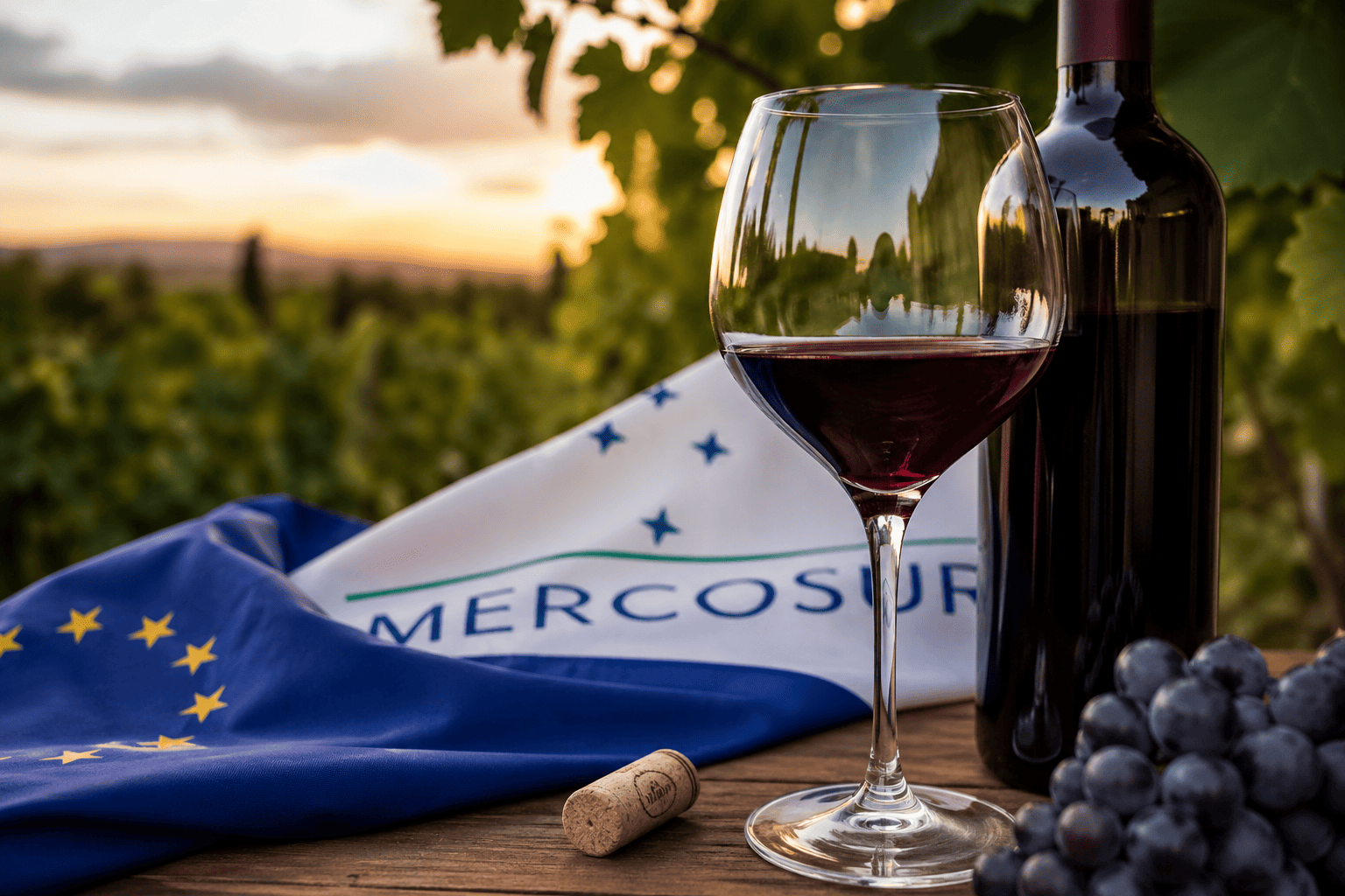 El acuerdo entre Mercosur y la UE ya está reorganizando el mercado del vino en Brasil incluso antes de que sus efectos financieros lleguen a los estantes, y el champán quedó fuera. El acuerdo entre Mercosur y la UE ya está reorganizando el mercado del vino en Brasil incluso antes de que sus efectos financieros lleguen a los estantes, y el champán quedó fuera.