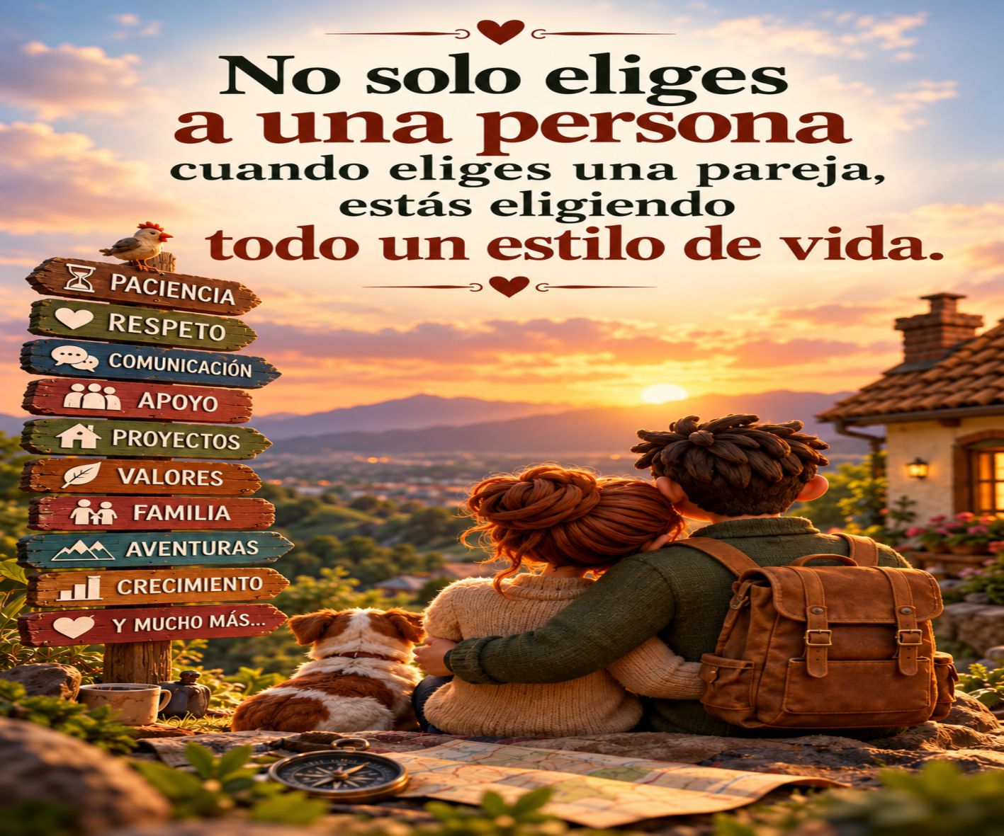 CUANDO ELIGES UNA PAREJA, ELIGES TAMBIÉN UNA FORMA DE VIVIR.