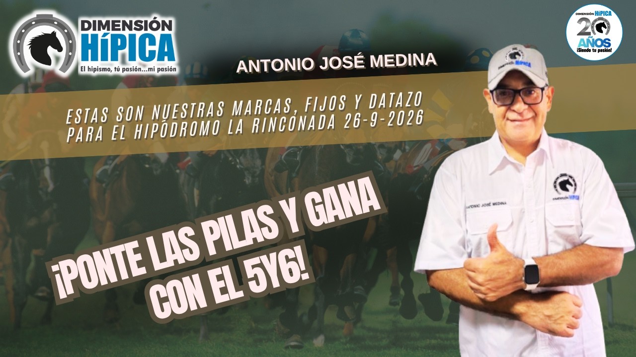 A ligar nuestras orientaciones para Valencia, Santa Anita Park y La Rinconada A ligar nuestras orientaciones para Valencia, Santa Anita Park y La Rinconada