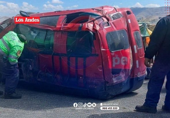 Alcalde de Santa Lucía herido tras accidente en la vía Cabanilla-Lampa