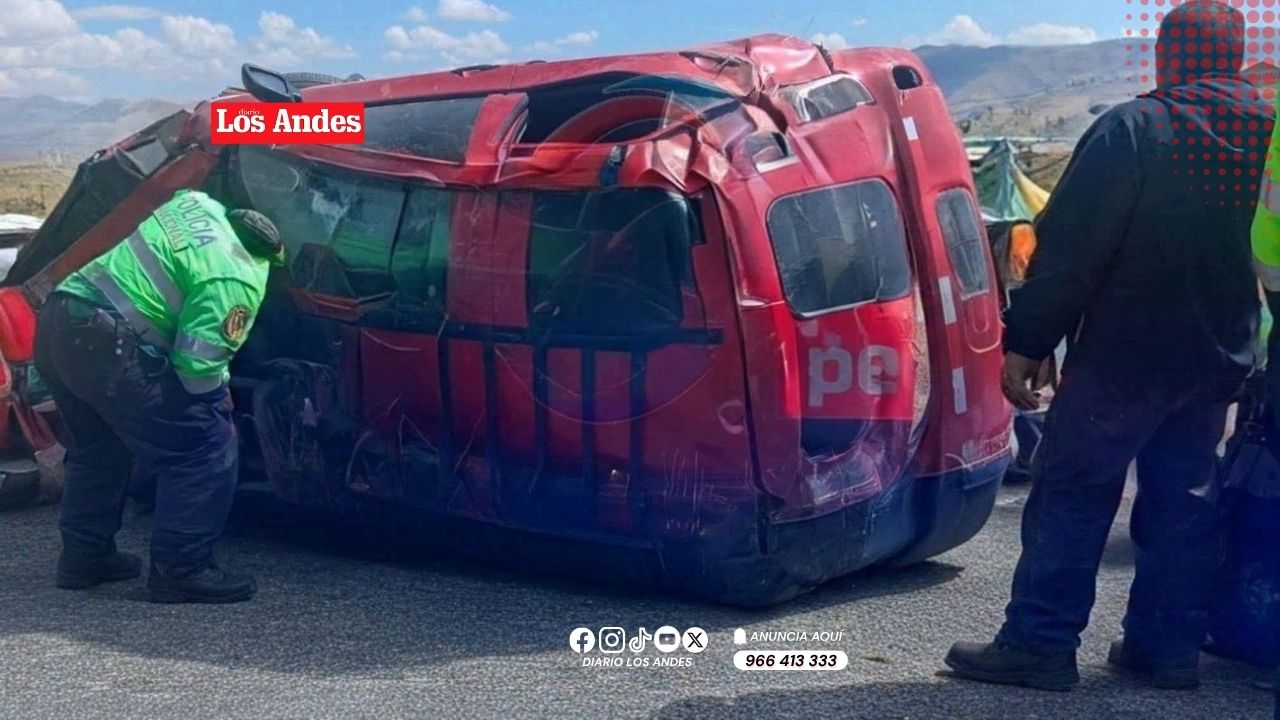 Alcalde de Santa Lucía herido tras accidente en la vía Cabanilla-Lampa