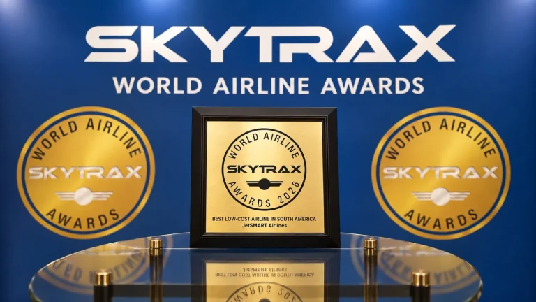 Colombia — JetSMART repite como la mejor aerolínea de bajo costo de Sudamérica, según SKYTRAX