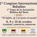 Congreso Internacional Bubalino y 1° Expo de la Asociación Búfalos del Iberá se realizarán en Ituzaingó, Corrientes