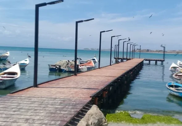Culminan muelle de pescadores en La Caranta