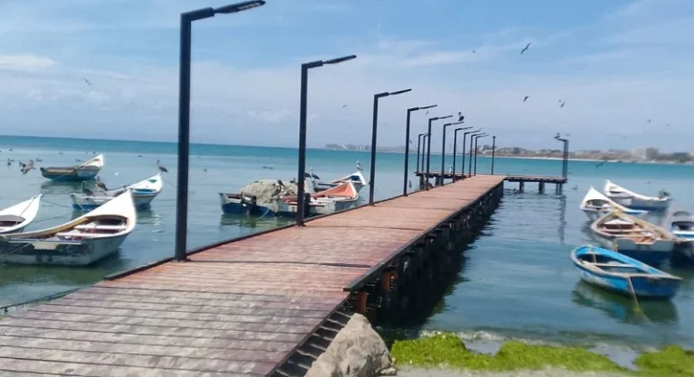 Culminan muelle de pescadores en La Caranta