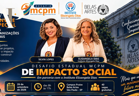 Desafio MCPM de Impacto Social abre inscrições para imersão gratuita em São Paulo