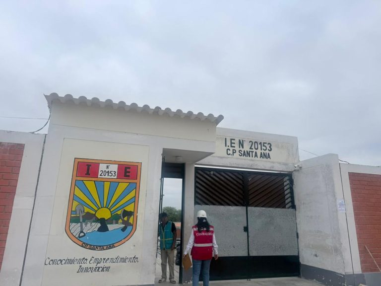 Detectan perjuicio de S/ 93 mil en obra escolar de Tambogrande