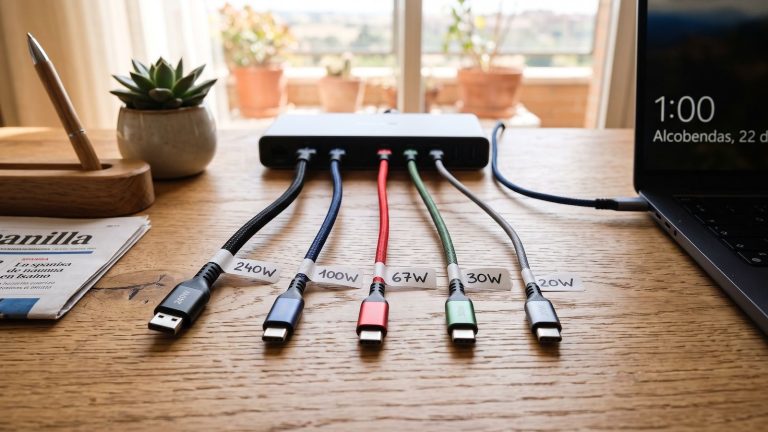 El cable que utilizas para cargar el móvil puede estar limitando su velocidad y este es el motivo