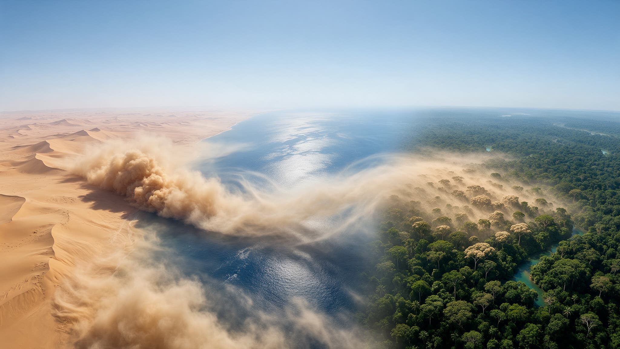El polvo del Sáhara que alimenta la selva del Amazonas El polvo del Sáhara que alimenta la selva del Amazonas