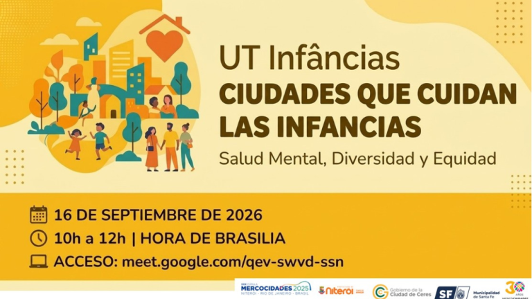 Encuentro virtual de la UT de Infancias: “Ciudades que Cuidan de las Infancias”