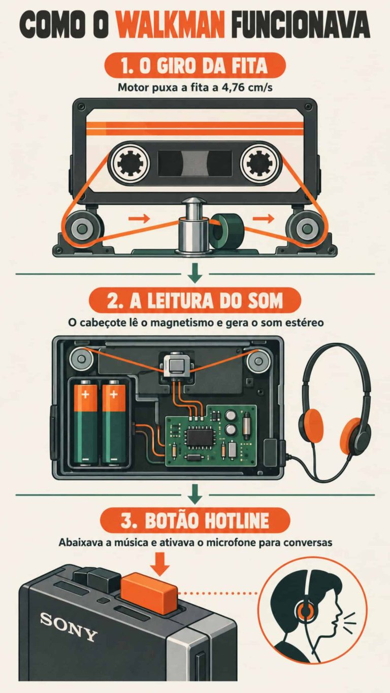 ‘Era só estética’: conheça a história do Walkman, que foi inventado no Brasil!