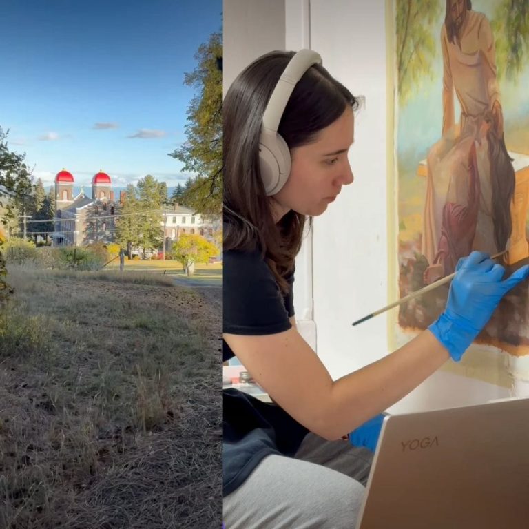 Esta artista católica dudaba de su arte. Un mes en un monasterio le cambió la vida