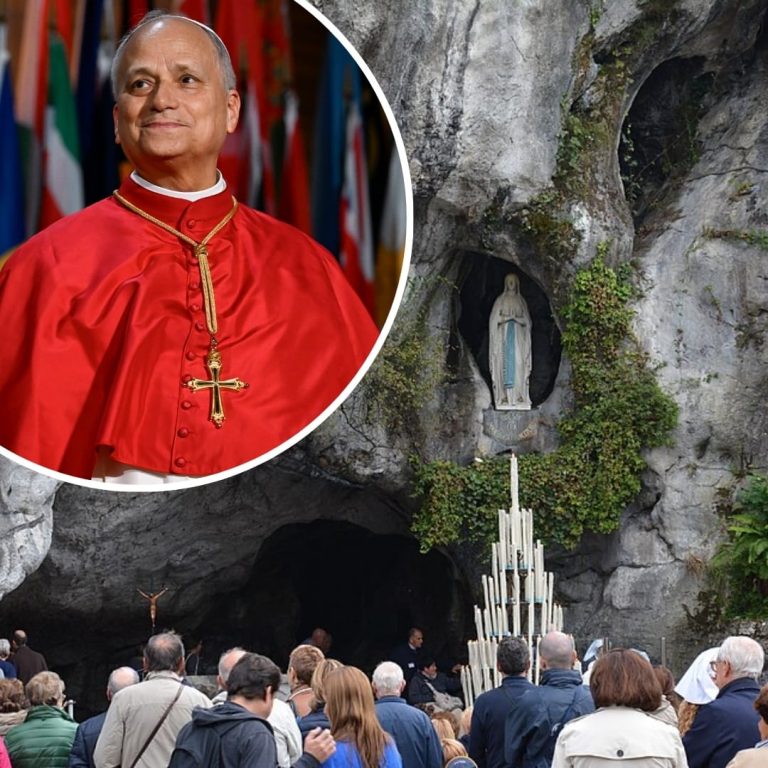 Esta es la gruta donde la Virgen María se apareció a Santa Bernardita y que el Papa León visitará pronto