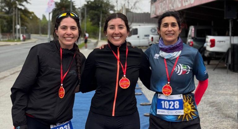 Forestier y Díaz ganaron la distancia Sprint en la última fecha del Duatlón Carmelo