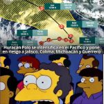 Huracán Polo amenaza el Pacífico: vientos de 90 km/h y olas de 4 metros