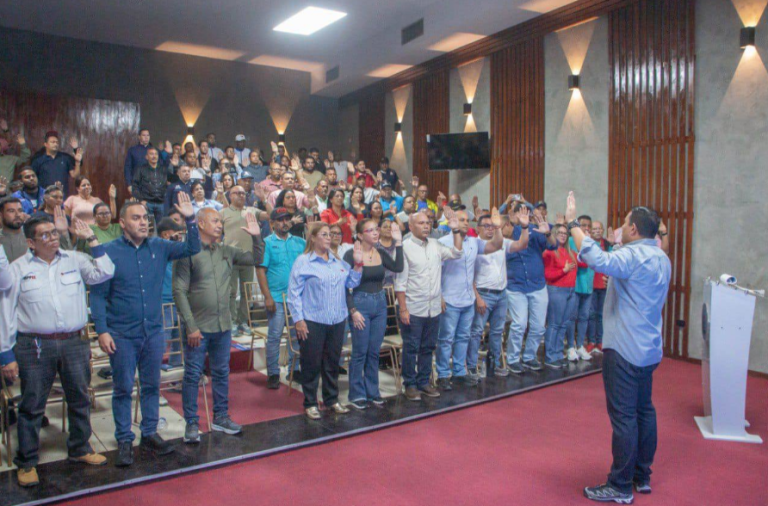 Juramentados y activos gabinetes municipales de servicios públicos en Falcón