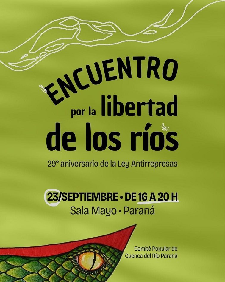 La Hidrovía y El Niño en la agenda del encuentro por el Día de la Libertad de los Ríos
