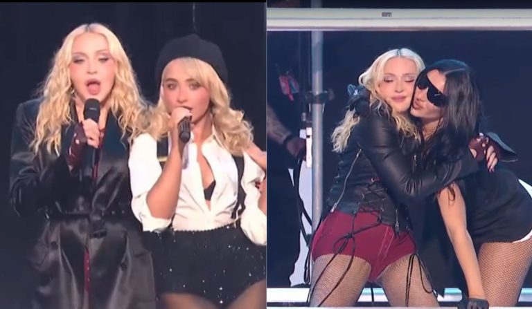 Madonna convoca Sabrina Carpenter e Charli XCX e faz banheirão no VMA 2026 (VÍDEO)