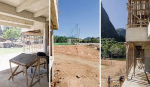 Mansão sobre a pedra: por dentro do refúgio com cinema e campo que Richarlison constrói no ES
