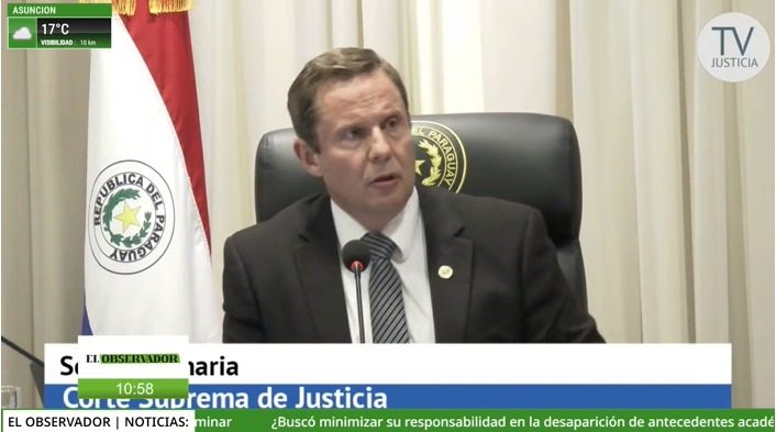 Martínez Simón acompaña a Ríos en no suspender a jueza de Encarnación