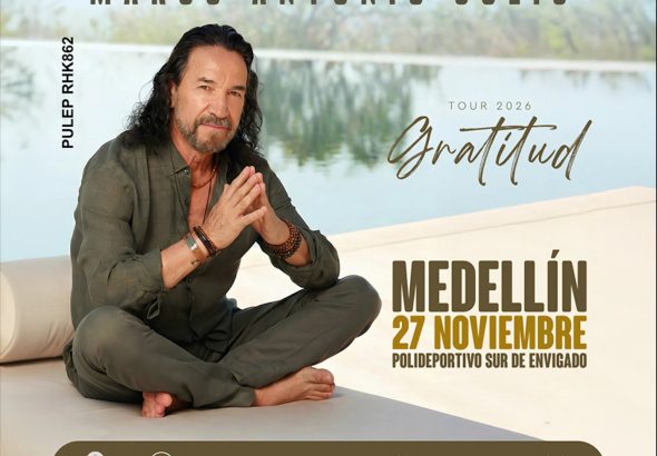 Medellín se prepara para el romanticismo: Marco Antonio Solís llega con su ‘Gratitud Tour 2026’