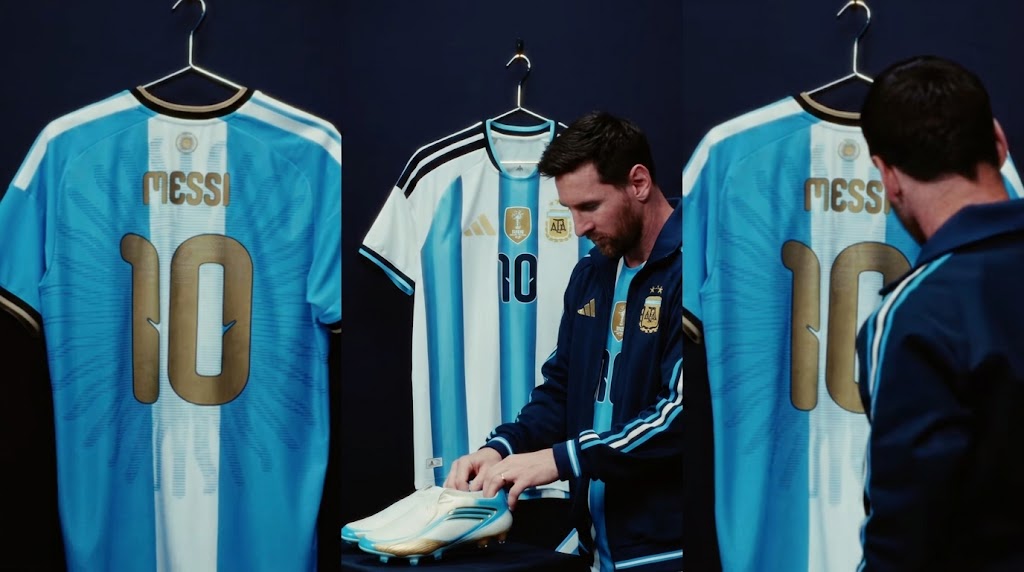 Messi mostró la camiseta que usará en su despedida de la Selección Argentina Messi mostró la camiseta que usará en su despedida de la Selección Argentina