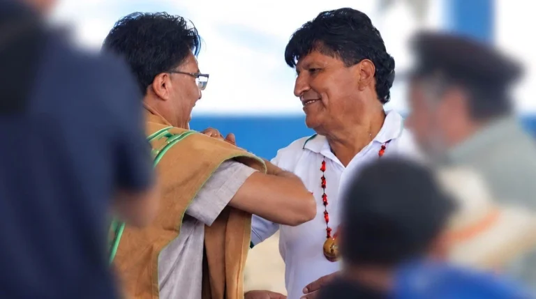 Nilton Condori: de cuestionar a Evo Morales a llamarlo «hermano Evo»