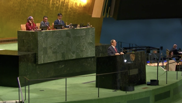 ONU: Cuba está pronto para dialogar com os EUA sem interferência em assuntos internos, diz chanceler