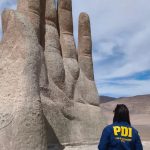 PDI Antofagasta interpone denuncia por rayados en la Mano del Desierto