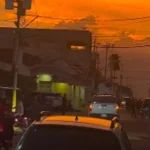 ¡Postal de ensueño! Así se vio el majestuoso atardecer naranja que enamoró a Machiques