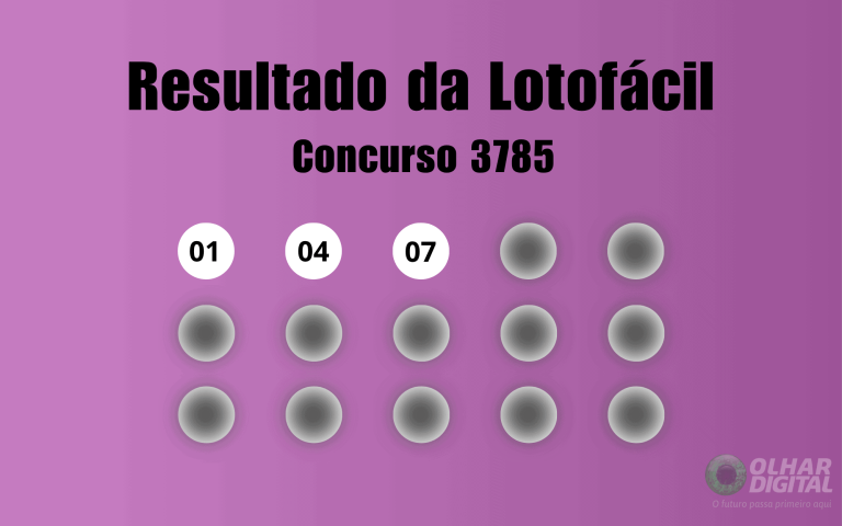 Resultado da Lotofácil de hoje: veja números e ganhadores do concurso 3785 (segunda, 21/09)