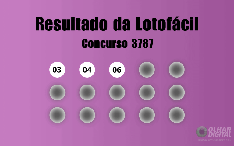 Resultado da Lotofácil de hoje: veja números e ganhadores do concurso 3787 (quarta, 23/09)