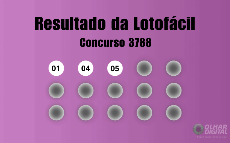 Resultado da Lotofácil de hoje: veja números e ganhadores do concurso 3788 (quinta, 24/09)