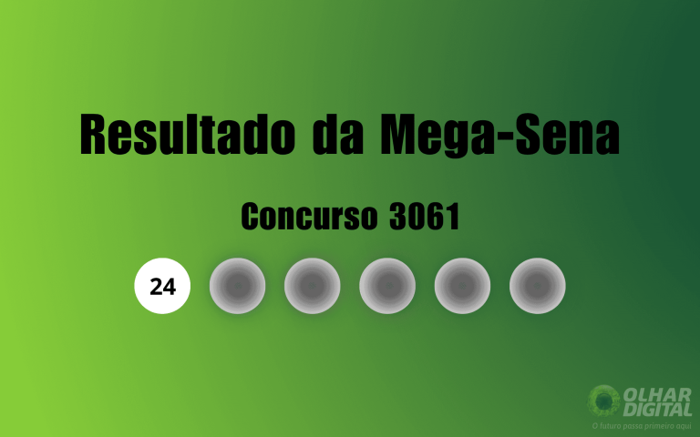 Resultado da Mega-Sena de hoje: veja números e ganhadores do concurso 3061 (terça, 22/09)