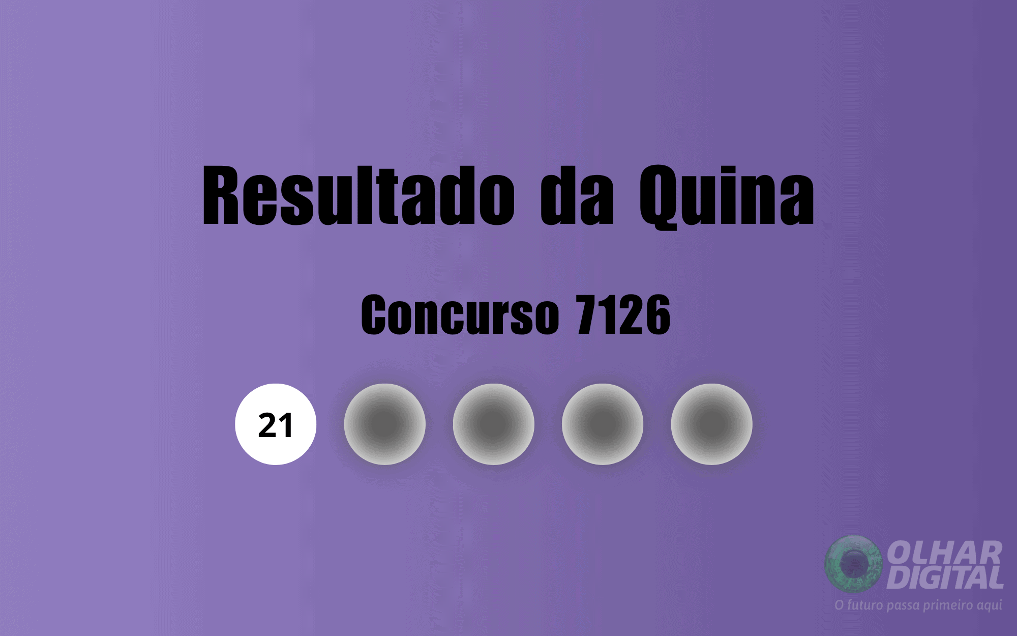 Resultado da Quina de hoje: veja números e ganhadores do concurso 7126 (quinta, 24/09) Resultado da Quina de hoje: veja números e ganhadores do concurso 7126 (quinta, 24/09)