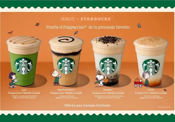 Starbucks combina el regreso del Pumpkin Spice con una colección de Snoopy en Colombia