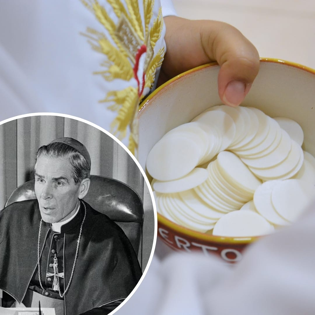 Una niña dio su vida por la Eucaristía e inspiró a Fulton Sheen a pasar una hora diaria ante el Santísimo Sacramento