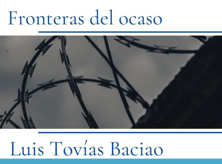Valenciano Luis Tovías Baciao publica su tercera novela, Fronteras del ocaso