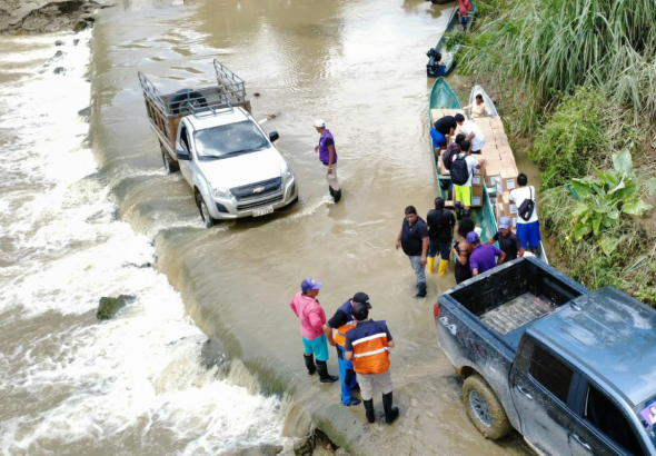 Ecuador — Familias de nueve provincias afectadas por las lluvias reciben ayuda