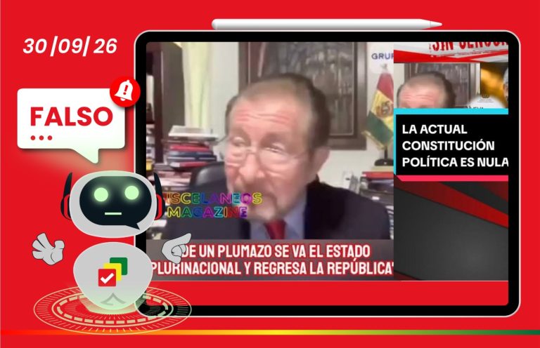 Falso: Un decreto no puede cambiar la Constitución para restituir la República