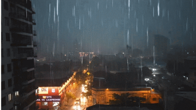 Meteorología anuncia lluvia, fuertes vientos y granizo para esta noche