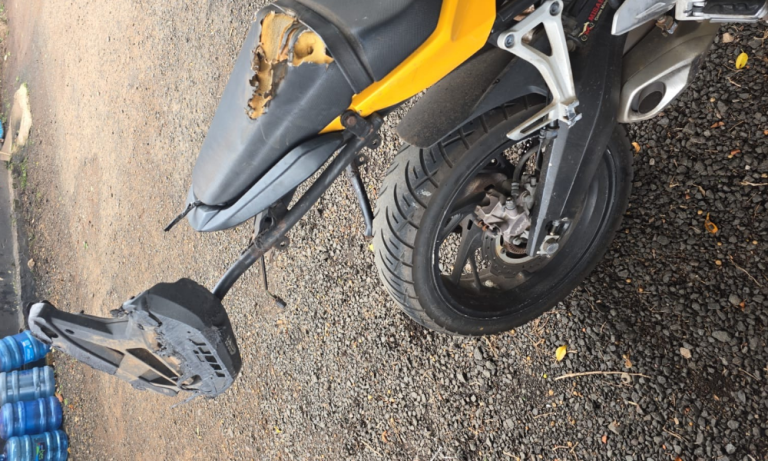 Motociclista de la Patrulla Caminera resulta herido tras choque y fuga en Nueva Londres
