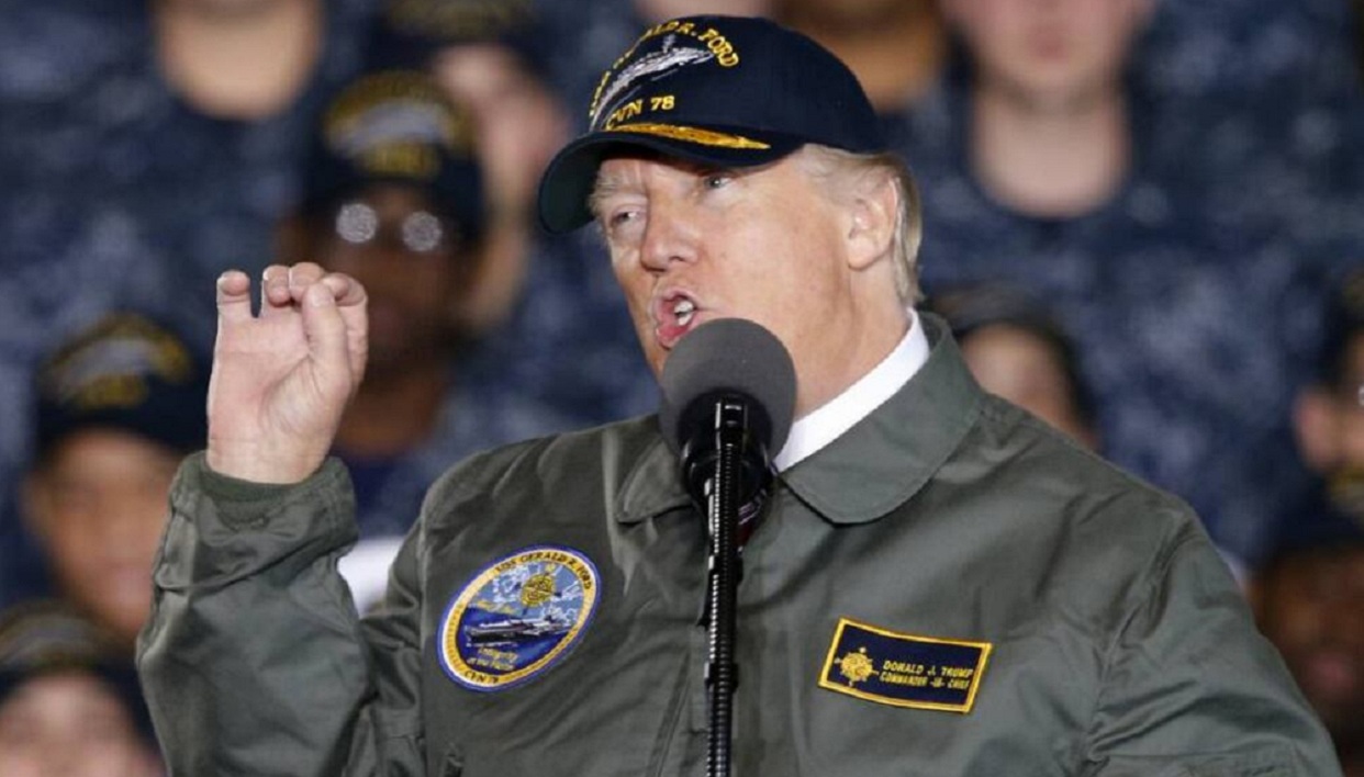 Trump no descarta construir una base militar en Venezuela